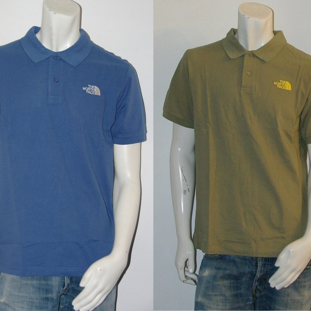 New The North Face Mens Polo T-Shirt 2 piece Small